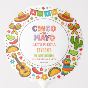 Cinco de Mayo Fiesta – Colorful Party Celebration Balloon