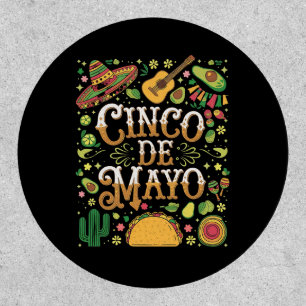 Cinco De Mayo Fiesta Cute Party Elements Patch