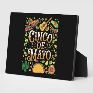 Cinco De Mayo Fiesta Cute Party Elements Plaque