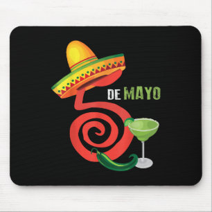 Cinco De Mayo Fiesta Design Camisa 5 De Mayo Viva Mouse Pad