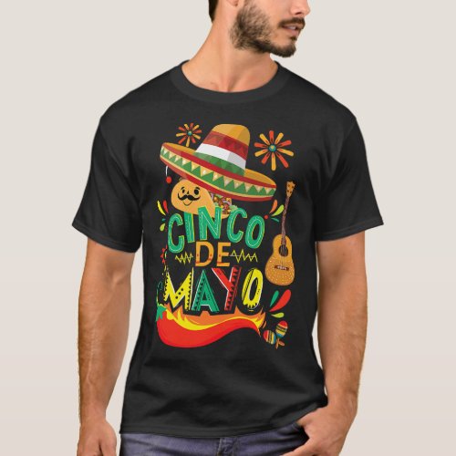 Cinco de mayo Fiesta Funny Camisa 5 de mayo Viva M T_Shirt