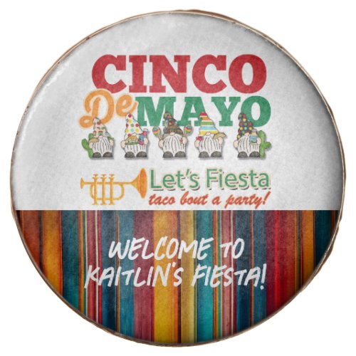 Cinco de Mayo Fiesta Gnome Custom Party Cookies