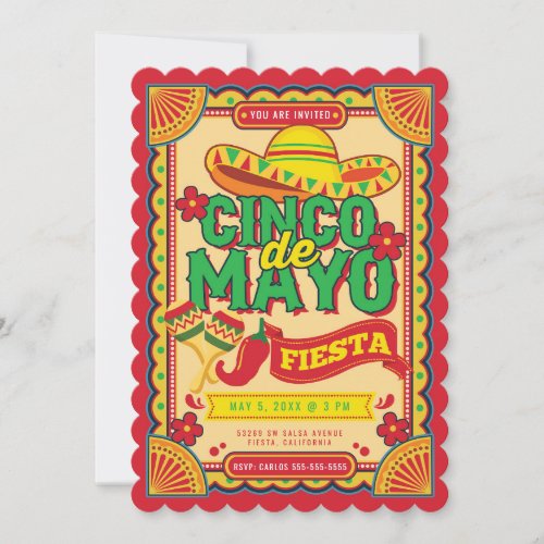 Cinco de Mayo Fiesta Invitation