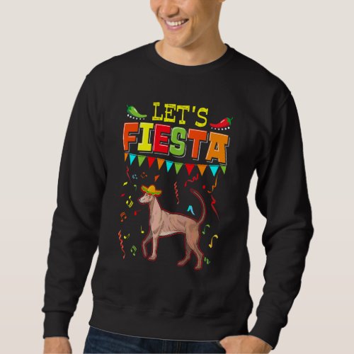 Cinco De Mayo Fiesta  Lets Fiesta Redbone Coonhou Sweatshirt