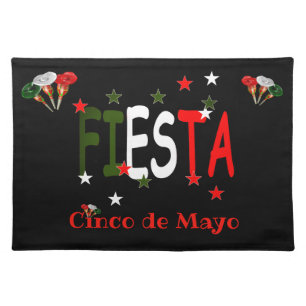 Cinco de mayo ,fiesta mexican cloth placemat