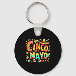 Cinco De Mayo Fiesta Mexican  Keychain