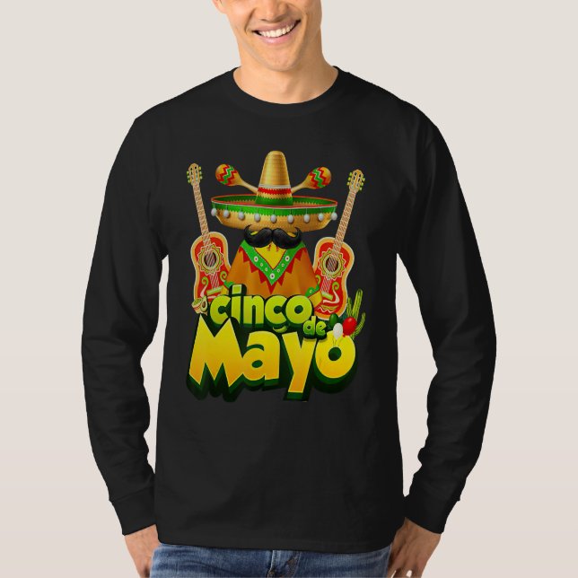 Cinco De Mayo Fiesta Mexican Mexico 5 de Mayo T-Shirt (Front)