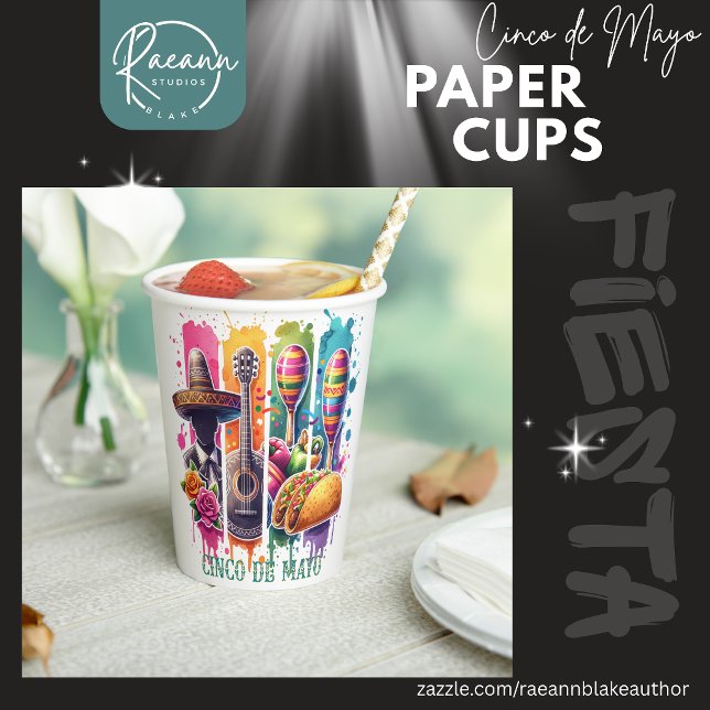 Cinco de Mayo Fiesta Paper Cups (Creator Uploaded)