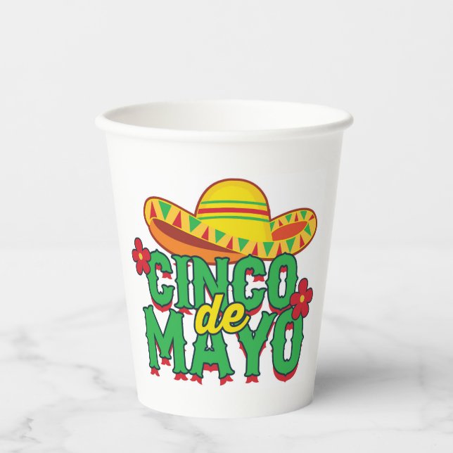 Cinco de Mayo Fiesta   Paper Cups (Front)