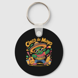 Cinco De Mayo Fiesta Party 5 De Mayo Funny Mexican Keychain