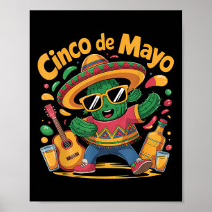 Cinco De Mayo Fiesta Party 5 De Mayo Funny Mexican Poster