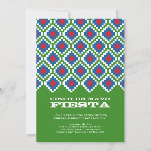 Cinco de Mayo Fiesta Party Invitation