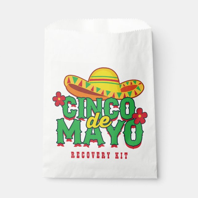 Cinco de Mayo Fiesta | Recovery Kit Favor Bag (Front)