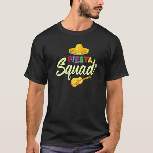 Cinco De Mayo Fiesta Squad Family Matching Group A T_Shirt