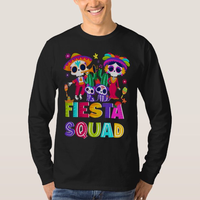 cinco de mayo fiesta squad let´s celebrate Mexican T-Shirt (Front)