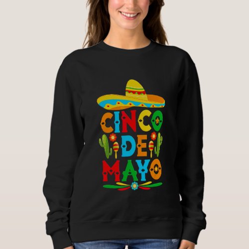 Cinco De Mayo Fiesta Surprise Camisa 5 De Mayo Viv Sweatshirt