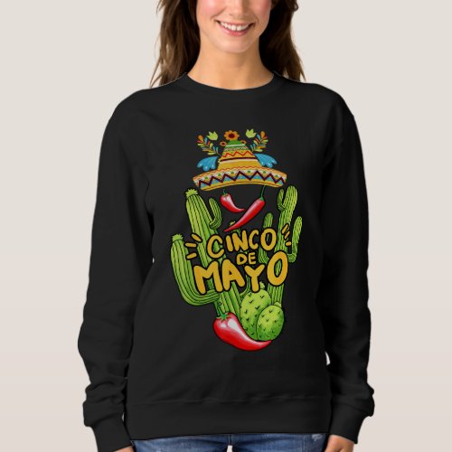 Cinco De Mayo Fiesta Surprise Camisa 5 De Mayo Viv Sweatshirt