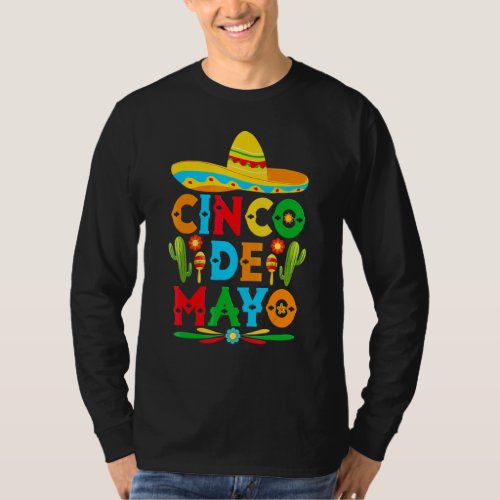 Cinco De Mayo Fiesta Surprise Camisa 5 De Mayo Viv T_Shirt