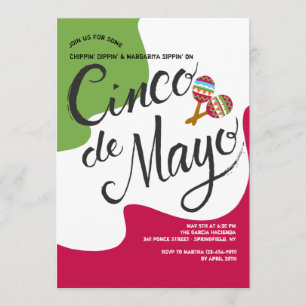 Cinco de Mayo Flag Invitation
