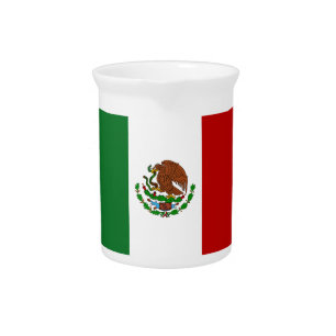 Cinco de Mayo Flag of Mexico Drink Pitcher