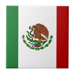 Cinco de Mayo Flag of Mexico Tile