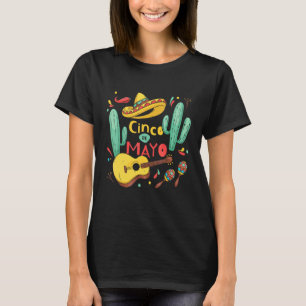 Cinco De Mayo For Mens Womens Kids Mexican Fiesta T-Shirt