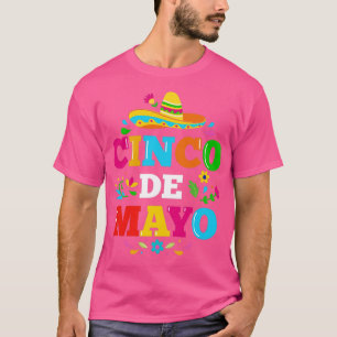 Cinco de Mayo for mexican fiesta costume with somb T-Shirt