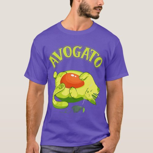 Cinco De Mayo Funny Avocado Mexico Meow Avogato Ca T_Shirt