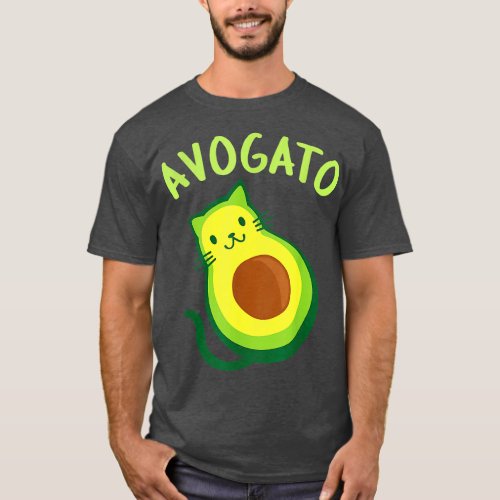 Cinco De Mayo Funny Avocado Mexico Meow Avogato Ca T_Shirt