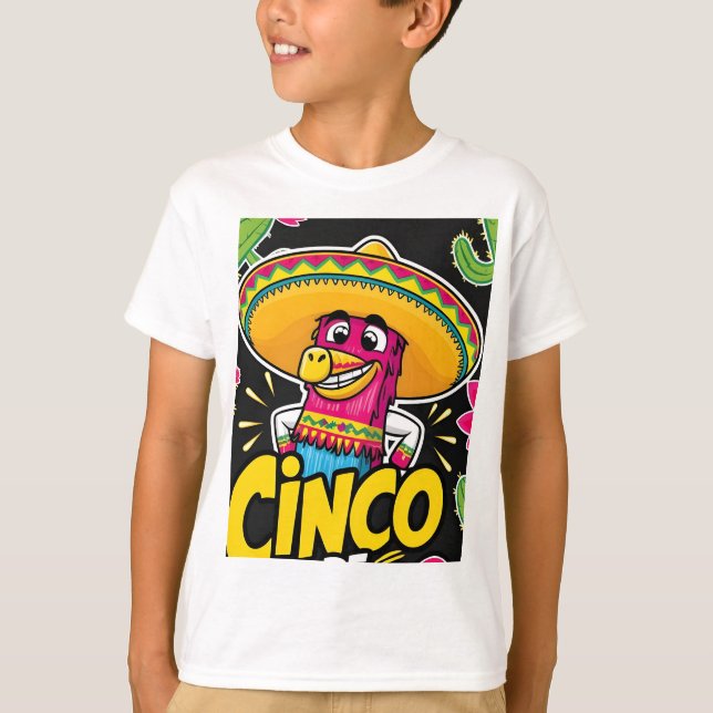 Cinco De Mayo Funny Ideas I'd Hit That Pinata T-Shirt (Front)