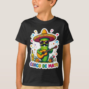 Cinco de mayo funny mexican cactus sunglassesCinco T-Shirt