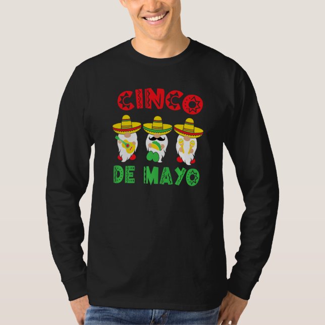 Cinco De Mayo Funny Mexican Drink Party   T-Shirt (Front)