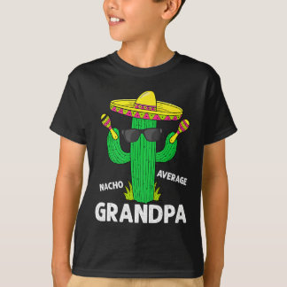 Cinco De Mayo Funny Nacho Average Grandpa Sombrero T-Shirt
