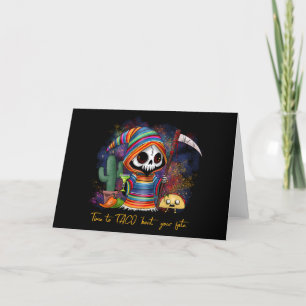 Cinco de Mayo Grim Reaper Holiday Card