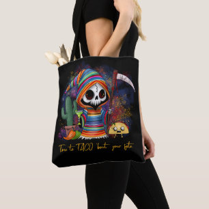 Cinco de Mayo Grim Reaper Tote Bag
