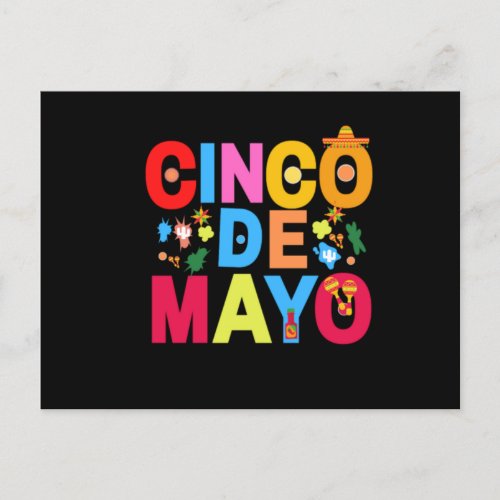 Cinco De Mayo Holiday Postcard