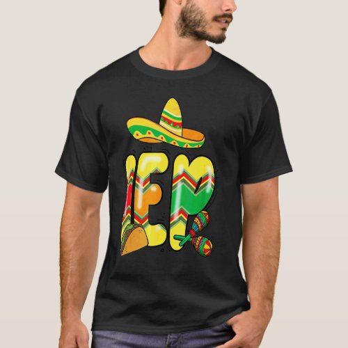 Cinco De Mayo Iep Sombrero Teacher Mexican 2022 T_Shirt