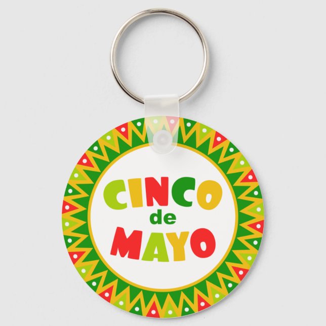 Cinco de Mayo Keychain (Front)