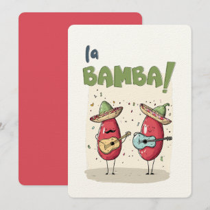 Cinco de Mayo La Bamba Chili Jam & Spicy Strings Invitation