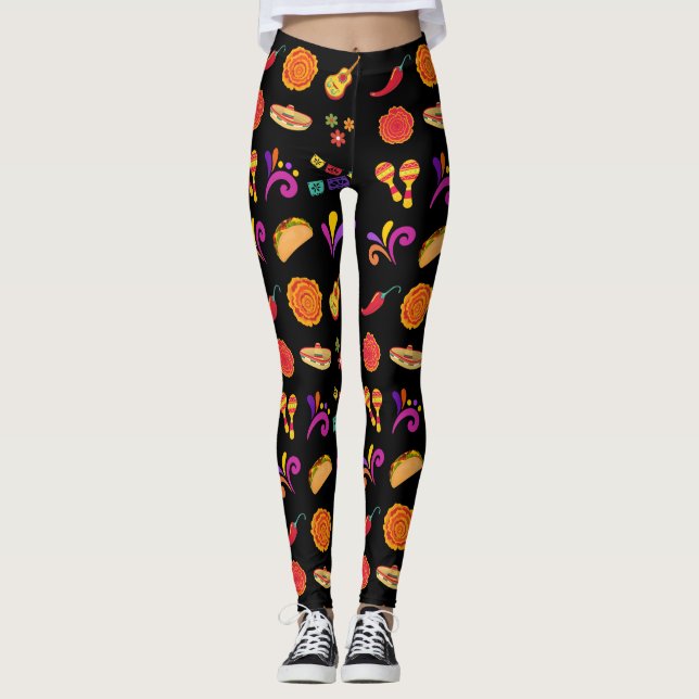 Cinco de Mayo  Leggings (Front)