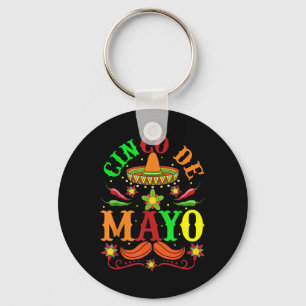 Cinco De Mayo Lets Fiesta Squad 5 De Mayo Mexican Keychain