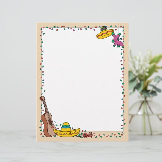 Cinco De Mayo Letterhead (Standing Front)