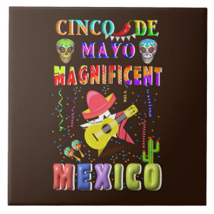 Cinco de Mayo Magnificent Mexico Ceramic Tile