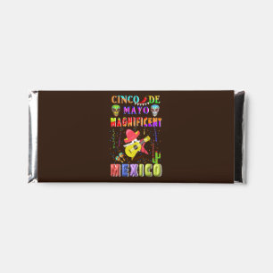 Cinco de Mayo Magnificent Mexico Hershey Bar Favors