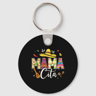 Cinco De Mayo Mamacita Mexican Mommy Mama Mom Funn Keychain