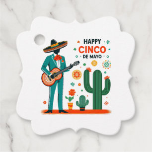 Cinco de mayo mariachi - Mexican pride Favor Tags