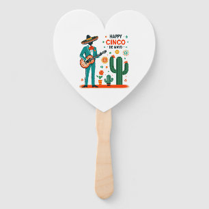 Cinco de mayo mariachi - Mexican pride Hand Fan