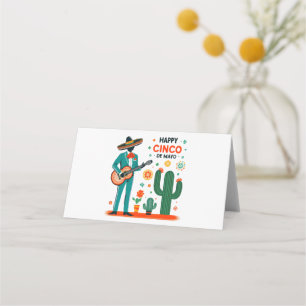 Cinco de mayo mariachi - Mexican pride Place Card