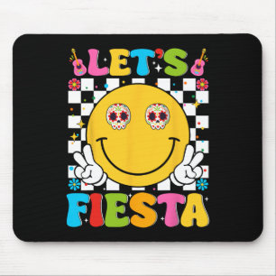 Cinco De Mayo Men Women Boys Girls Kids Let's Fies Mouse Pad