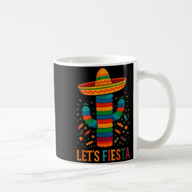 Cinco de mayo mexican cactus party funny letsCinco Coffee Mug (Right)